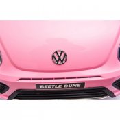 .Elbil børn Beetle Dune 12V lys pink