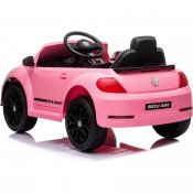 .Elbil børn Beetle Dune 12V lys pink