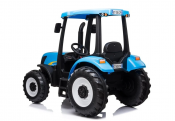Elbil børn el-traktor New Holland T7 24V blå