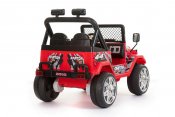 Elbil børn Safari Buffalo Jeep 12V rød