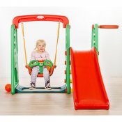 Elite Toys børn leger stativ rutchebane og gynge 160cm
