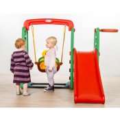 Elite Toys børn leger stativ rutchebane og gynge 160cm