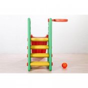 Elite Toys rutsjebane med basketballkurve 160cm