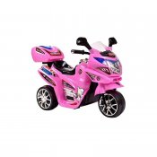 Elektrisk motorcykel børn Azeno Night Rider pink