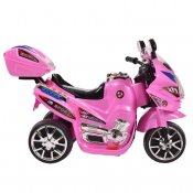 Elektrisk motorcykel børn Azeno Night Rider pink