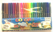 Farverige markører i regnbuens farver! 24pack