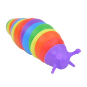Fidget regnbuesnegle legetøj 18cm 1-pak