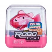 Robo Alive Robotfisk Interaktiv farveændring, lyserød