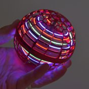 flyvende kugle med regnbue LED lys fidget