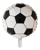 Folie ballon, fodbold, rund, 46 cm