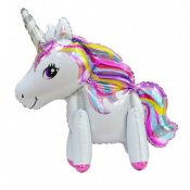 Unicorn folieballon 1-pak 60x65 cm