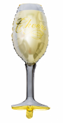 Folie ballon vin glas, 93 cm