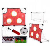 fodboldmål med måltræner sæt 119x71 CM