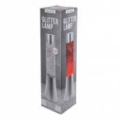 Glitter Lava lampe med farveskiftende LED-lys