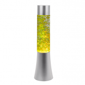 Glitter Lava lampe med farveskiftende LED-lys