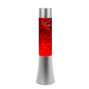 Glitter Lava lampe med farveskiftende LED-lys