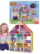 Gurli Gris Stort legehus i træ med lyd og lys