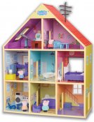 Gurli Gris Stort legehus i træ med lyd og lys