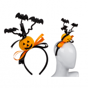 Halloween Kurpitsa og flagermus diadem
