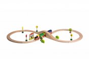Jouéco træ legetøj - togsæt med 30 dele