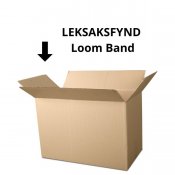 Fyndbox-4-pack Loom bands startpakke af 19200 dele - Lav dit eget armbånd!
