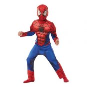 Spiderman Deluxe Udklædning maskerade kostume børn