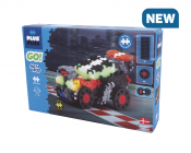 Plus Plus Glow in the Dark Go! Hot Rod - 240 Pieces