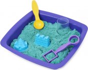 Kinetic Sand glitter Sandcastle grønt sæt