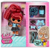 L.O.L. Surprise! Hair hair hair dukke  brunt hår med 8 tilbehør, 1-pak