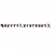 Miraculous Ladybug banner Happy Birthday 170x15cm