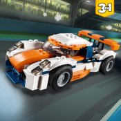 LEGO Creator Orange Race Car 31089 Byggeklodser 3i1