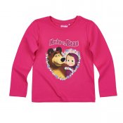 Masha og Bear, langærmet T-shirt
