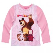 Masha og Bear, langærmet T-shirt