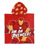 Marvel Avengers Iron-Man rød badeponcho