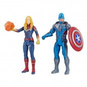 Avengers, Action Figures, Captain America og Kaptajn Marvel