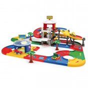 Wader Mega garage legetøj med 3 etager