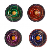 Metal yo-yo med mønster 1-pak
