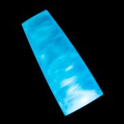 Skylampe, der hvirvler med vand