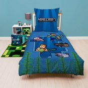 Minecraft Sengetøj Sengesæt Dynebetræk og håndklæde
