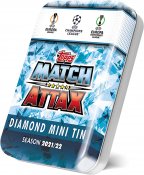 Fodboldkort Pocket Tin Mini Tin Uefa Champions League Europa League Conference League 2021/22 Limited Editiont Samlekort