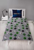 Minecraft Sengetøj Sengesæt Dynebetræk 150x210 CM