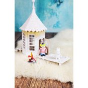 Mumitroldene Vinterbadhus med 3 figurer