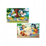 Mickey Mouse med Anders And, 3D wallpapers