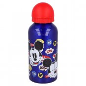 Disney Mickey Mouse vandflaske i aluminium, 400 ml
