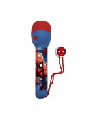 Spiderman, LED lommelygte 16 cm