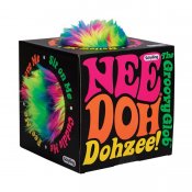 No Doh Mega regnbue Dohzee behåret stressbold 20cm 1-pack