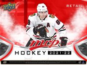 NHL ishockey Display Box 36-pak samlekort mvp Upper Deck 2021-22