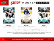 NHL ishockey Display Box 36-pak samlekort mvp Upper Deck 2021-22