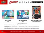 NHL ishockey Display Box 36-pak samlekort mvp Upper Deck 2021-22
