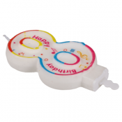 Talllys til fødselsdage - Tallet 8